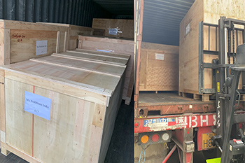 Three Battery Pack Aging Machines And An 8-channel Battery Sorting Machine Have Been Packed And Shipped